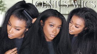 *Must Watch* The Most Natural Kinky Straight Wig With Kinky Curly Babyhair|No Baby Hair|Genius Wig