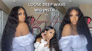 The Best Loose Deep Wave Wig! | Wiggins Hair