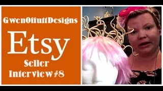 Etsy Seller Interview #8 - Gwenoffuttdesigns Handmade Hair Accessories