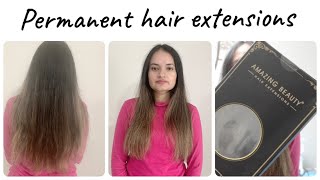 Trying On Amazing Beauty Tape In Hair Extensions || Review