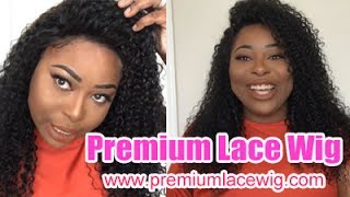 Pre Plucked 360 Lace Frontal Wig Malaysian Curly Wig Ft Premium Lace Wig Review