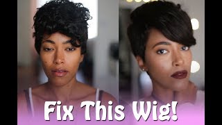 How To Style A Short Wig | Divatress.Com | Jasmine Defined