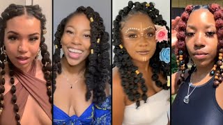 Bubble Braids Hairstyles || Grow Your Hair Pro