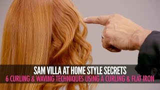 6 Different Ways To Curl Your Hair | Sam Villa