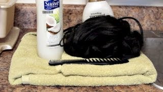 How To Wash Your Clip In Extensions!
