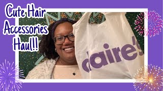 Curlsmas Day 14  | Claire'S Cute Hair Accessories Haul (Part 1) | Curly Tells