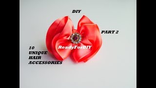 10 Unique Diy Hair Accessories For Baby Girls & Kids | Hair Clips - Part 2