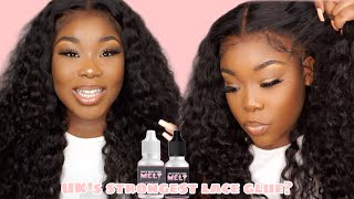 Testing Out The Uk'S Strongest Lace Glue Ft Megalook Water Wave Hair  Better The Melt Glue