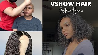 Curly Wig Under $70?! Ft.Vshow Hair | Amazon Wig | Curly Bob Wig
