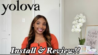 First Impression Yolova Hair Install & Review! || Yolova Hair #Hairreview