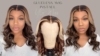 Glueless Hd Lace Wig Install | Must Have Pre - Highlighted Wig | Ygwigs