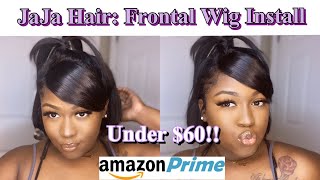 Bob Frontal Wig Install  | Under $60 | Amazon Prime Ft. Jaja Hair