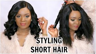 From Straight To Curly - Styling Dyhair777 Brazilian Virgin Human Hair 360 Lace Wig | Omabelletv