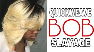 101 How To Quick Weave Bob W/ No Leaveout