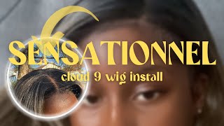 Sensationnel Hd Lace Front Wig Cloud 9 Install + Style #Wiginstall #Wigs