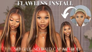 Basic Wig Install For Beginners | Blonde Buss Down | Tinashe Hair | Chev B.