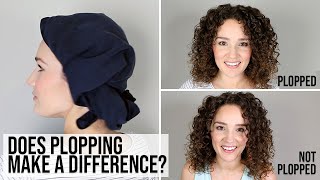How To Plop Curly Hair | Plopping Vs. Not Plopping. Does It Make A Difference?
