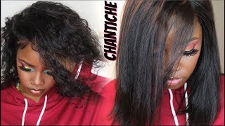 Dominican Blow-Out On Glueless Affordable Curly 6Inch Bob Lace Front Wig For Spring | Chantiche.Com