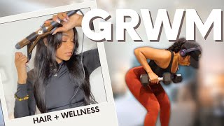 Grwm| A Day In The Life Mom Life + Workouts+ Hair