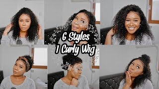 6 Simple Ways To Style Your Curly Hair || Rpghair Lace Frontal