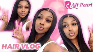 Come Get My Hair Slayed With Me! | Ali Pearl Hair | 22" 13X4 Hd Lace Frontal Wig