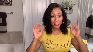 Omg Her Hair Review - Kinky Curly Indian Remy Human Hair 360 Lace Frontal Wig [Clw09]