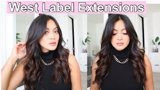 How I Installed My Hand Tied Extensions || West Label Hair