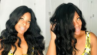 Must Have 4X4 Lace Frontal Wig || Janet Collection Human Hair Blend Princess Wig - Chelsea