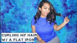 How I Curl My Short Hair With Nume Flat Iron + Giveaway??