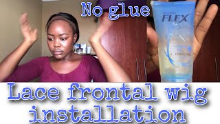 How To: Install Lace Frontal Wig| No Glue| Ft Sterly Hair|| South African Youtuber