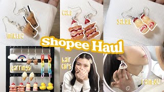 Shopee Haul Ft. ~ Cute & Trendy ~ Earrings, Hair Clips (Accessories)