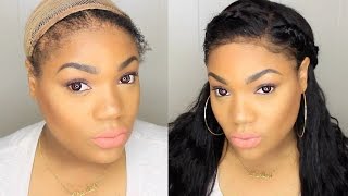 How To Make A Lace Frontal Wig | No Hair Out | No Glue  Ft Dyhair777 Indian Body Wave Hair