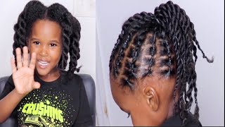 Protective Hair Style For Toddler Kids Rubber Band Method For Girls Or Boys