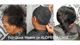 Quickweave With No Hair Out | Must See Technique