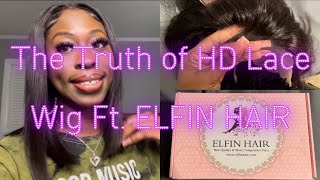 Wig Install: The Truth Of Hd Lace Wig Ft. Elfinhair (Bleached Knots Tutorials)