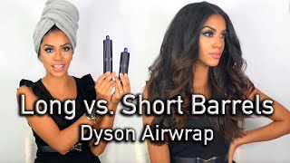 Dyson Airwrap Long Vs. Short Barrels & Tips For Long Lasting Curls - Hair Tutorial | Ariba Pervaiz