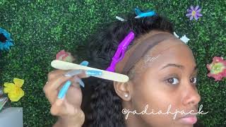 Half Up Half Down Beach Curl 360 Frontal Wig Install Ft  Bea Hairs