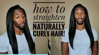 How To Flat Iron Naturally Curly Hair