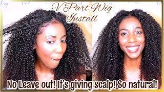 No Leave Out! Kinky Curly V-Part Wig| Unice  Hair | Simply Subrena