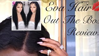 Eva Hair  360 Lace Frontal Brazilian 24 Inches Curly Wig (Straight Out The Box)