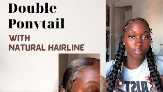 How To Passion Braid Double Long Hair Knotless Braids With Natural Babe Hair #Elfinhair