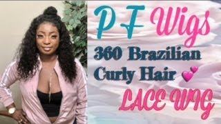 P F Wigs ! Top Quality & Factory Price | Curly 360 Lace Frontal Wigs For Beauty