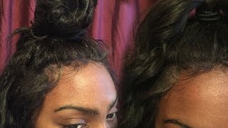 Update On How To Apply Lace Frontal | No Leaveout, No Glue, No Tape, No Elastic Band, No Clips!!