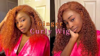 Ginger Curly Wig