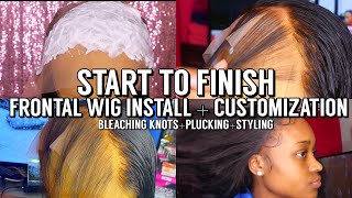 Start To Finsh Wig Install+Customization|Bleach,Pluck,Style|Very Detailed|Ft:Isee Hair Amazon
