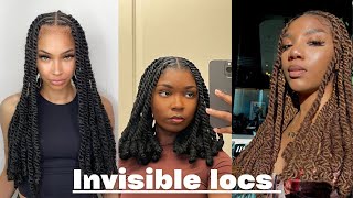 Invisible Locs Hairstyles | Invisible Locs Twists
