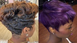Stylish Dope Winter 2022- 2023 Short Haircuts For Black Ladies