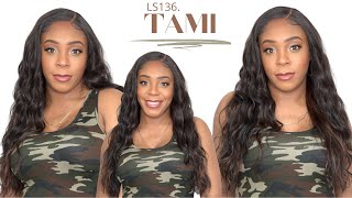 Motown Tress Synthetic Hair Hd Invisible Lace 13X6 Faux Skin Wig - Ls136 Tami --/Wigtypes.Com