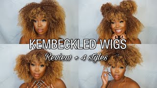 The Perfect Curly Afro Wig | Kembeckled Wig Kehinde Wig Review + 4 Style Tutorial