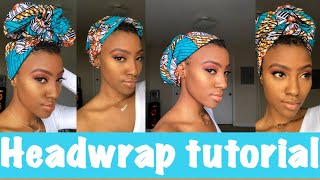 Head Wrap Tutorial With Short Hair: 4 Quick And Easy Styles G'